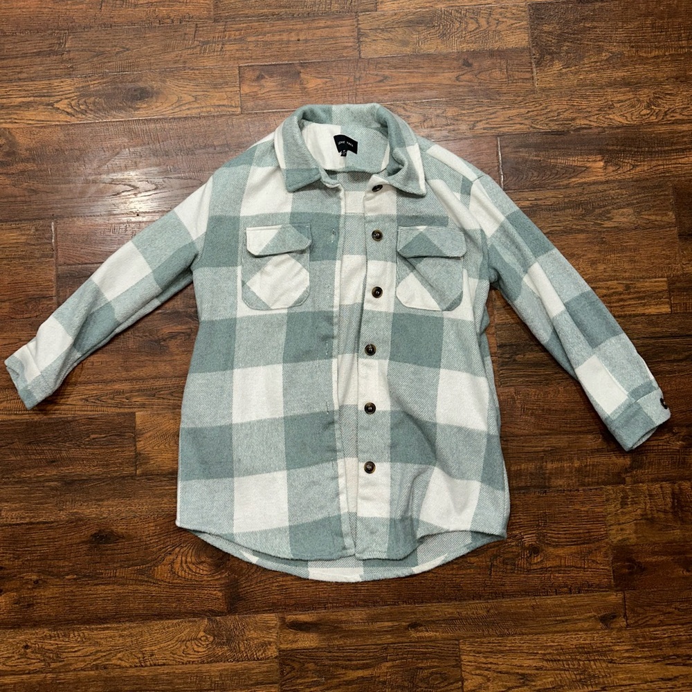 Plaid Flannel Coat